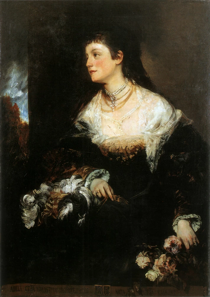 Ritratto di Adele Gräfin Waldstein - Wartenberg, Moravská galerie v Brně